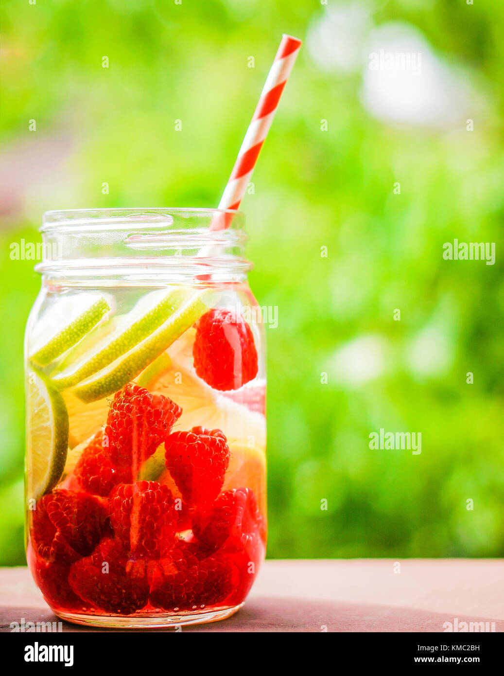 Sparkling Water Cocktail Stock Photo Alamy