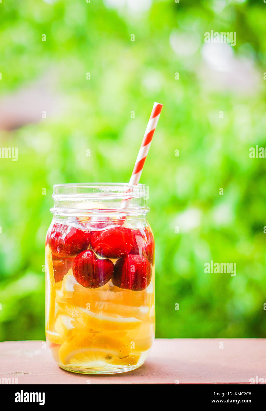 Sparkling Water Cocktail Stock Photo Alamy