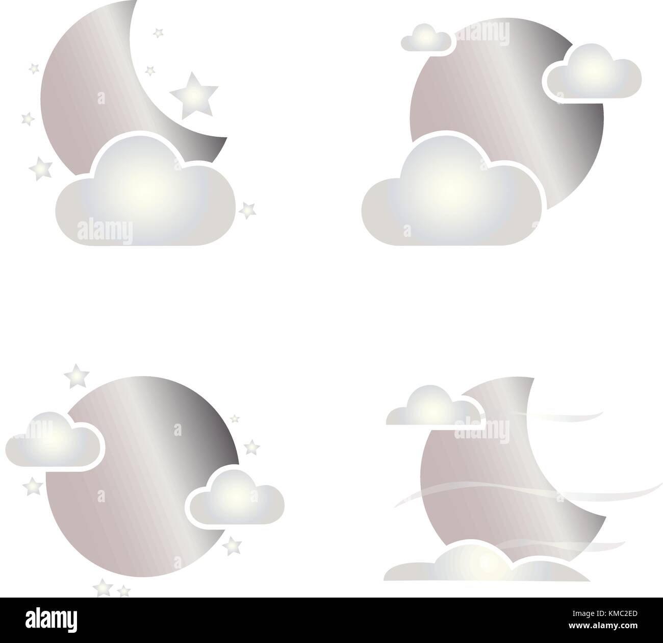 Abstract moon shape Stock Vector Image & Art - Alamy
