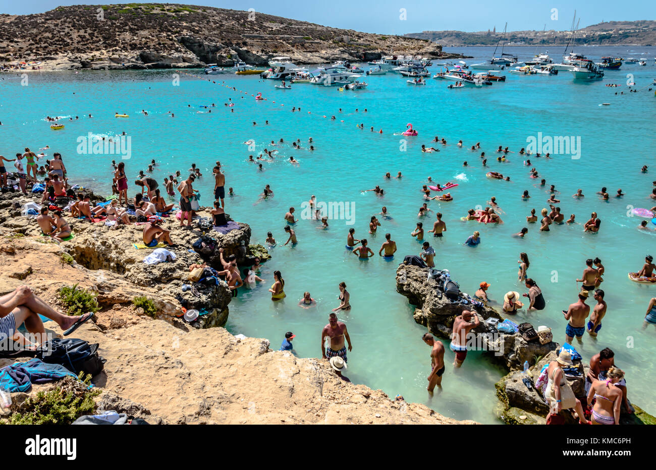 Blue lagoon bay malta hi-res stock photography and images - Alamy