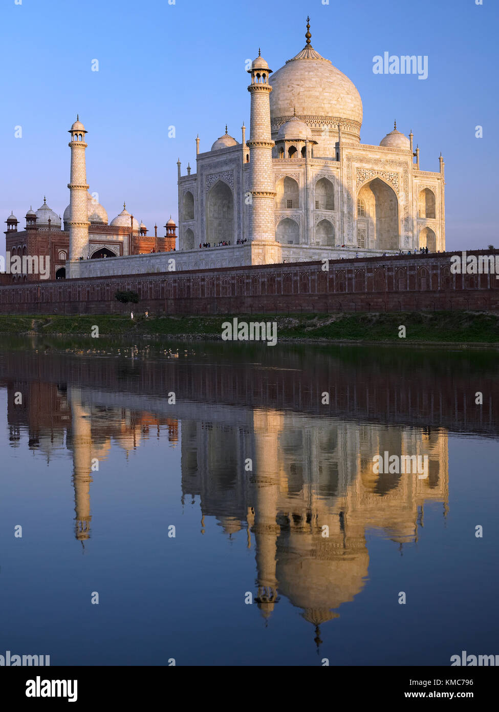 The Taj Mahal - Agra - India. The Taj Mahal is a mausoleum built by the