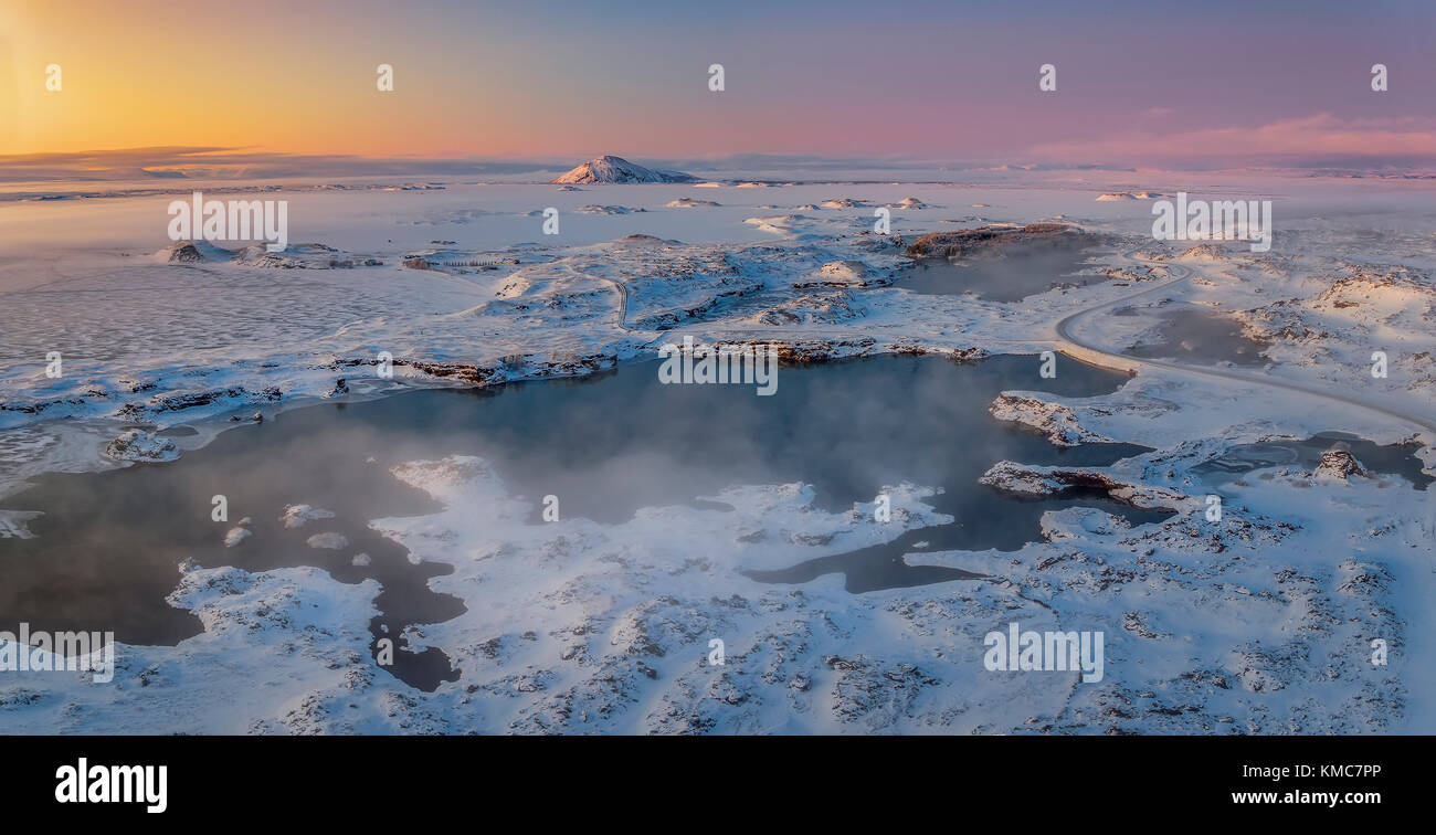 Winter Landscape Lake Myvatn Northern Iceland Stock Photo Alamy winter-landscape-lake-myvatn-northern-iceland-stock-photo-alamy
