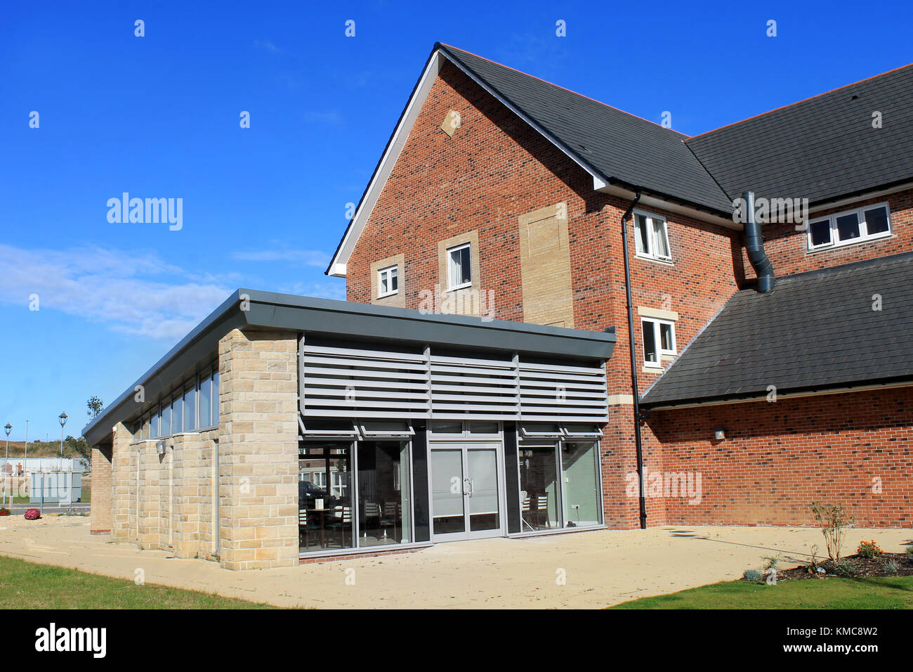 EASTFIELD, SCARBOROUGH, NORTH YORKSHIRE, ENGLAND - 10th of October 2016: Exterior of a retirement home in Scarborough on 10th October 2016. Stock Photo