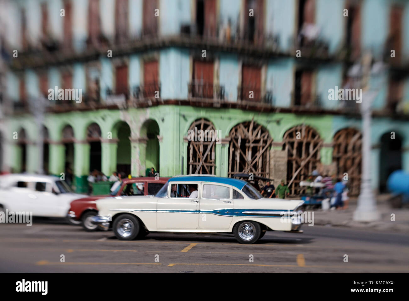 Oldtimer in Havanna Cuba Stock Photo