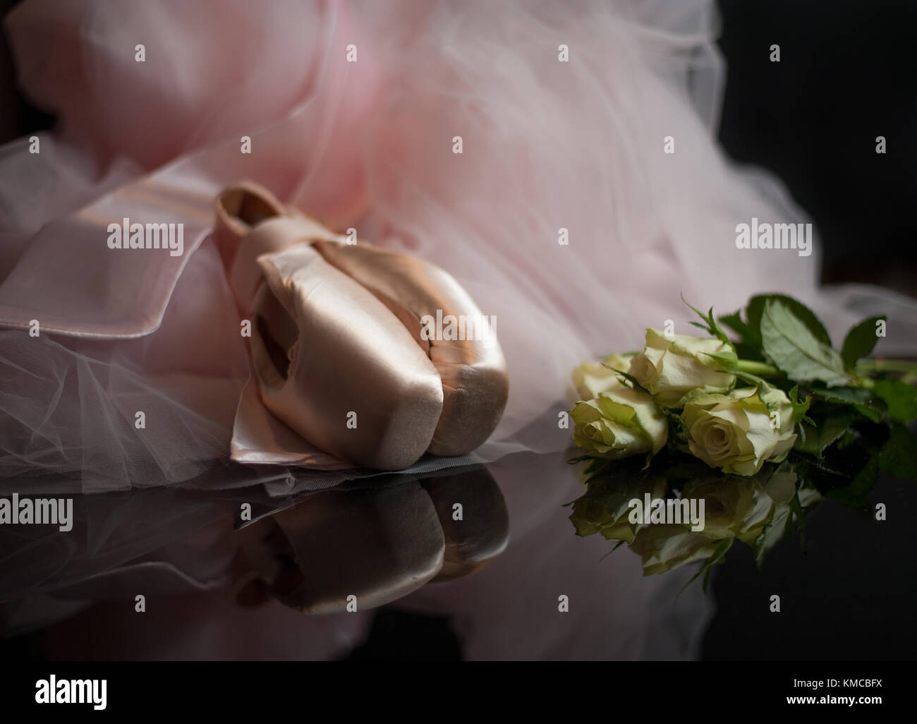 Rosella Tutu + Lace Up Ballet Shoes - Pale Pink main image 1