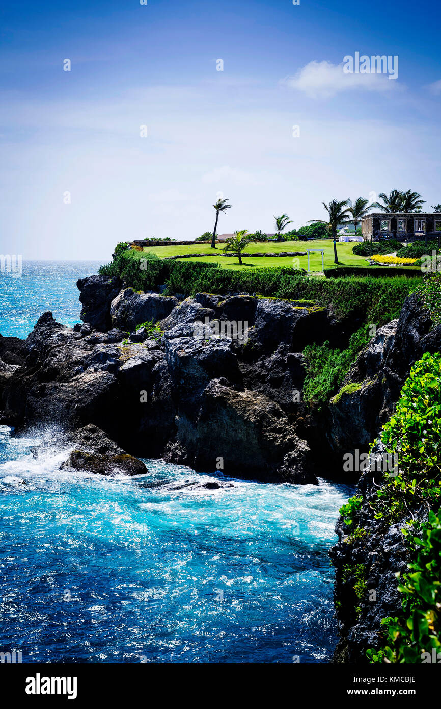 Crane Beach; Crane; St. Philip; Barbados Stock Photo Alamy