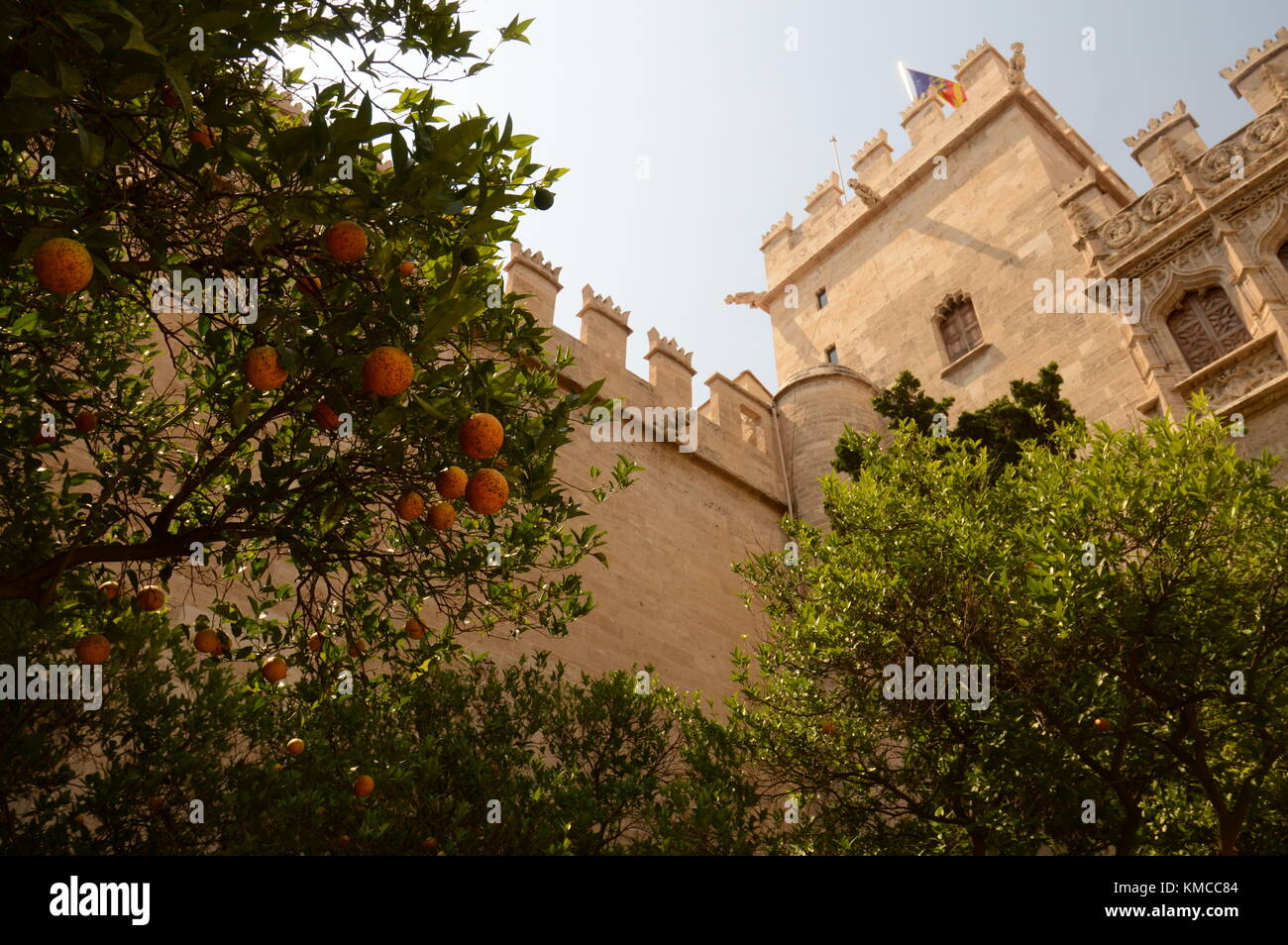 City of Valencia Spain-Ville de Valence en Espagne Stock Photo