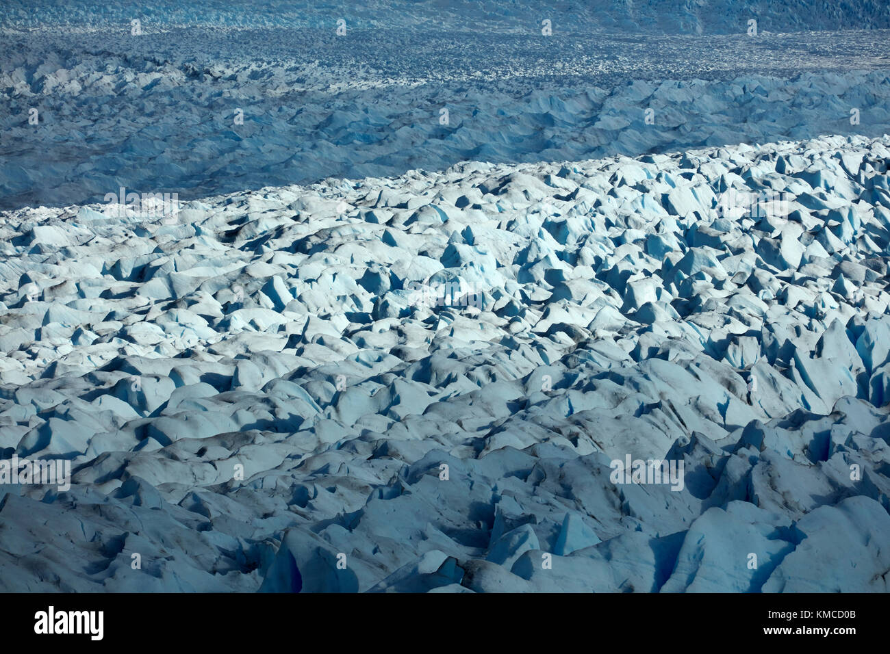 Crevasses in Perito Moreno Glacier, Parque Nacional Los Glaciares (World Heritage Area), Patagonia, Argentina, South America Stock Photo