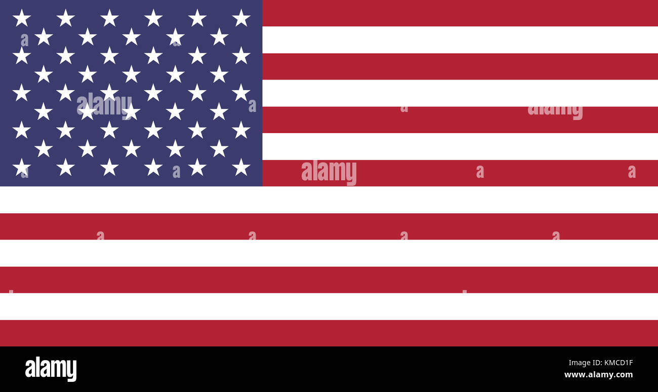 American National Flag Stock Photo