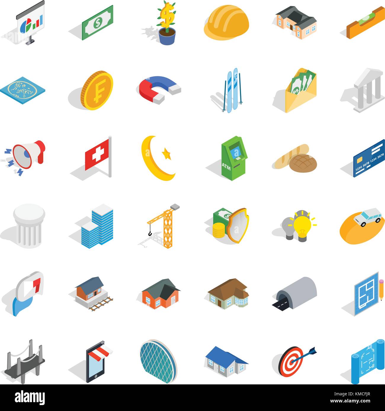 Support icons set, isometric style Stock Vector Image & Art - Alamy