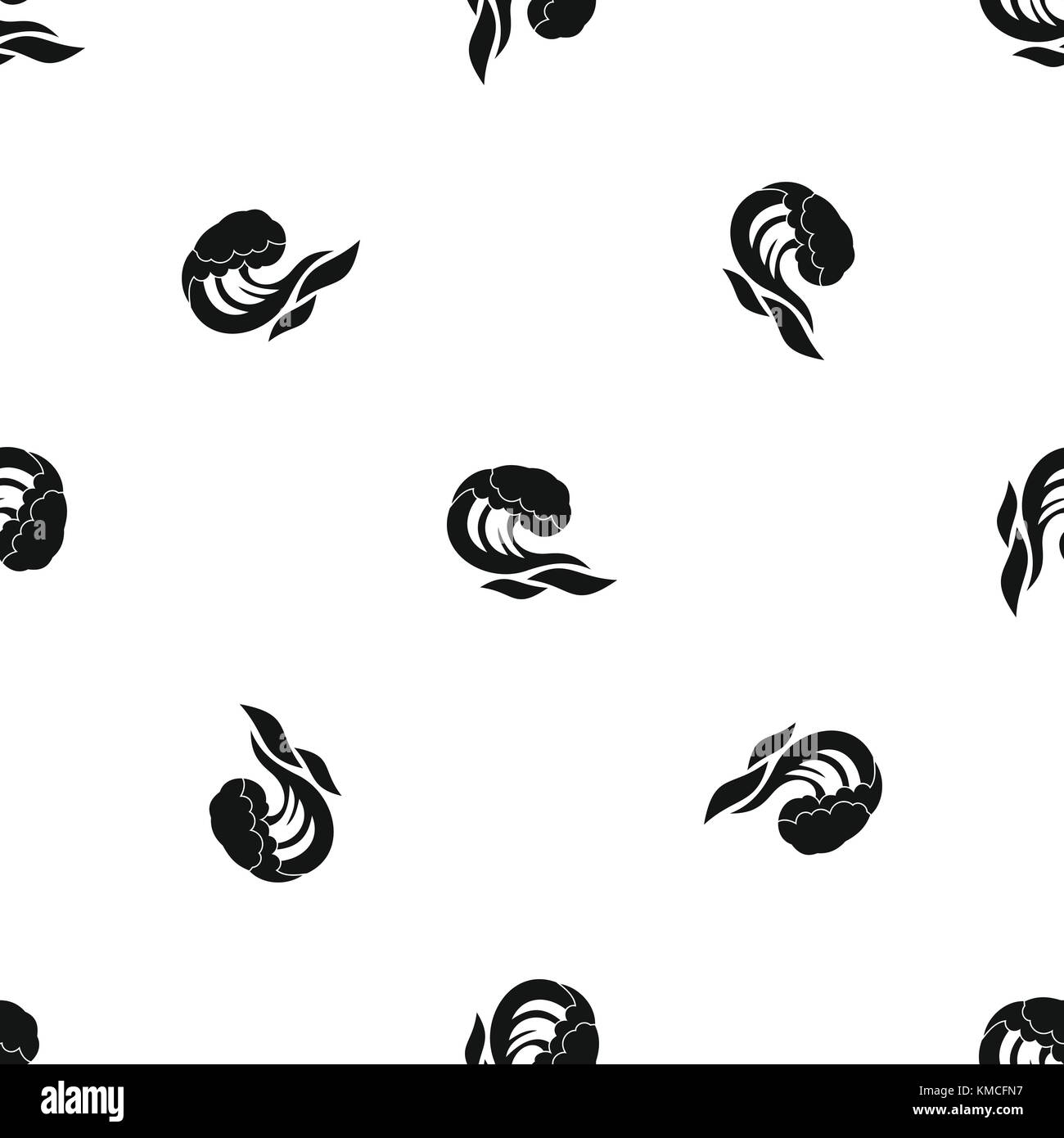 Wave pattern seamless black Stock Vector Image & Art - Alamy