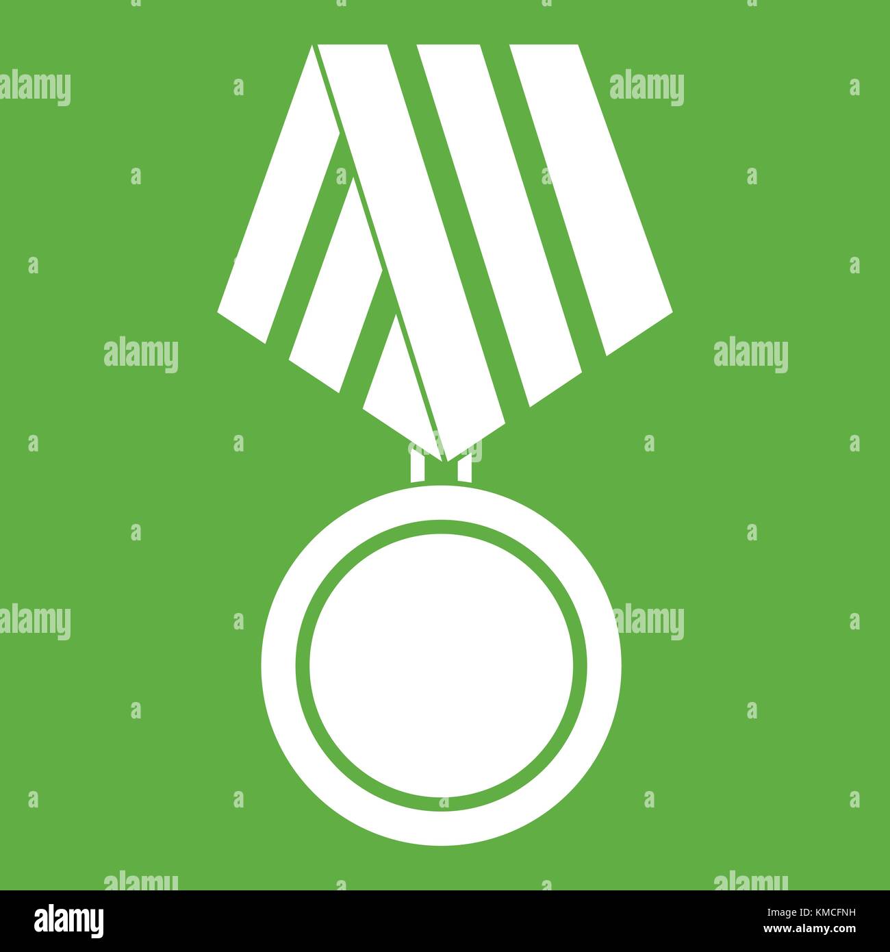 Military medal icon green Stock Vector Image & Art - Alamy
