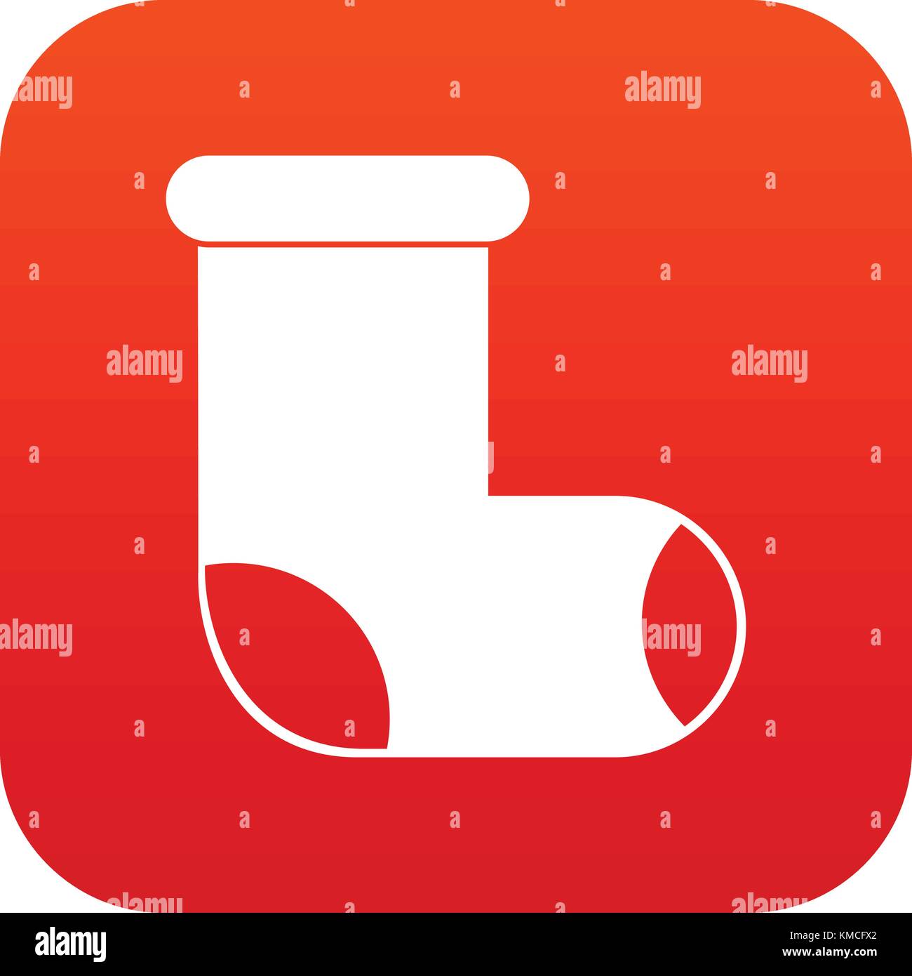 Felt boot icon digital red Stock Vector Image & Art - Alamy