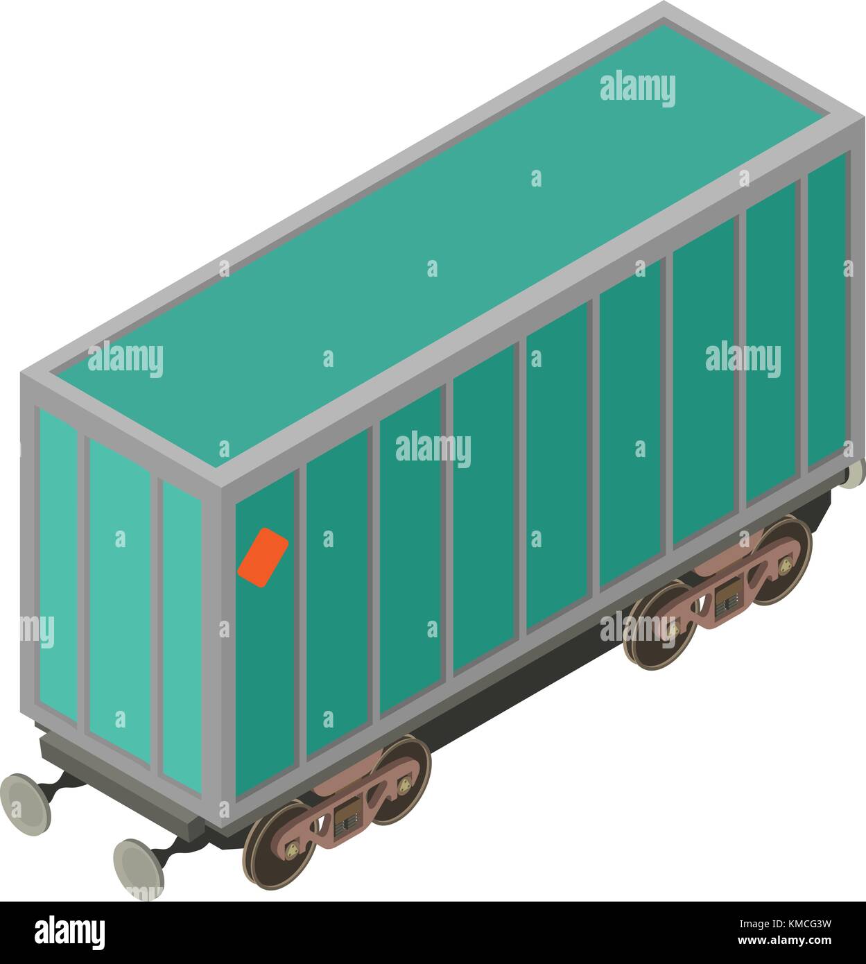 Wagon locomotive icon, isometric 3d style Stock Vector Image & Art - Alamy