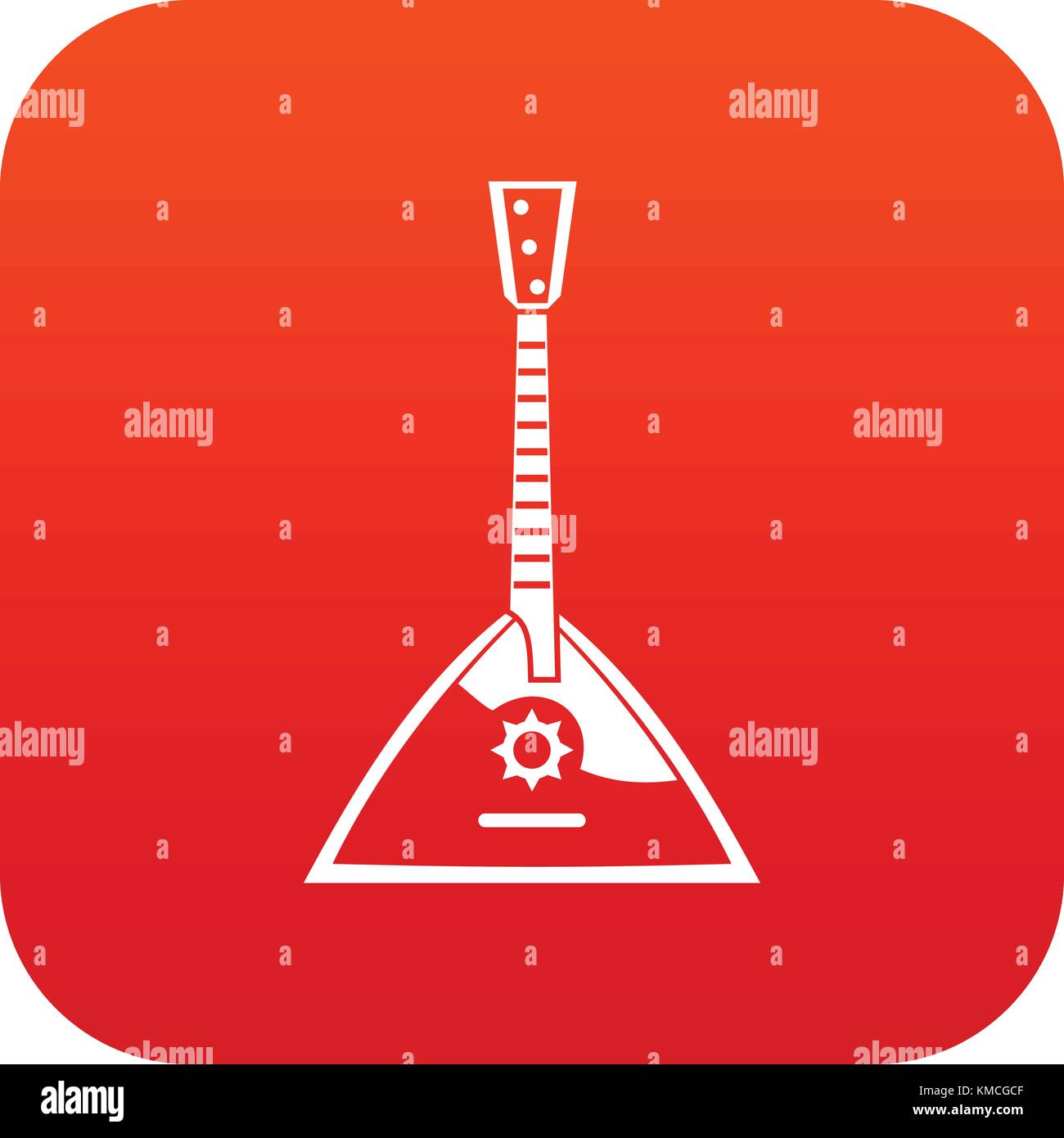 Balalaika icon digital red Stock Vector Image & Art - Alamy