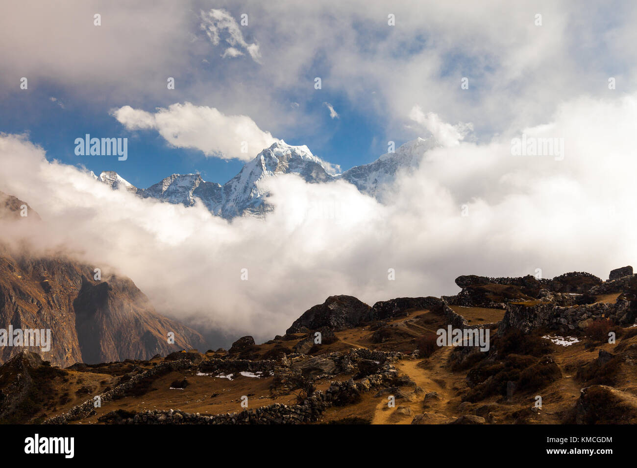 mountains in Himalayas, Nepal Stock Photo - Alamy