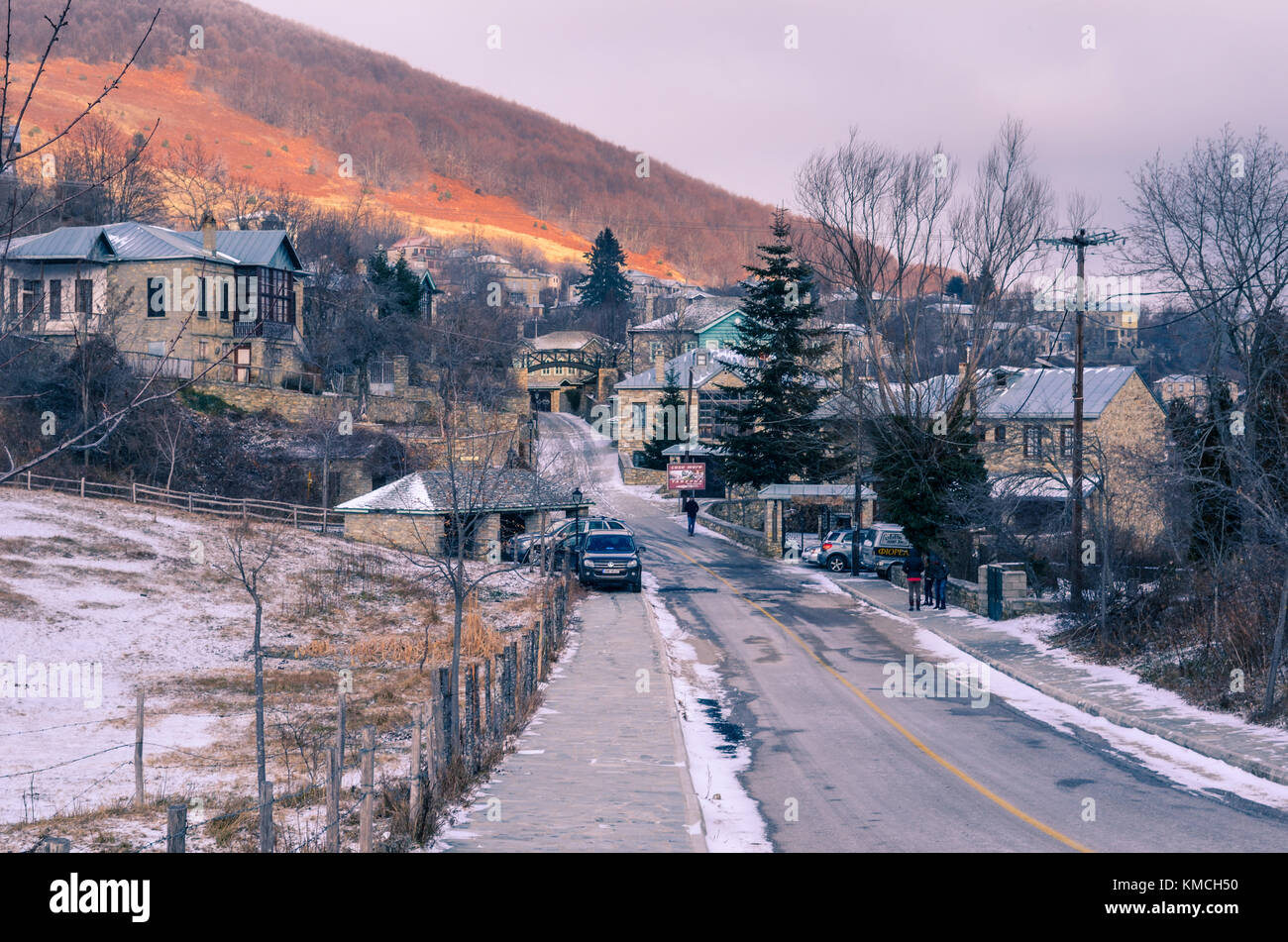 Nymfaio Greece - the picturesque traditional village of north Greece