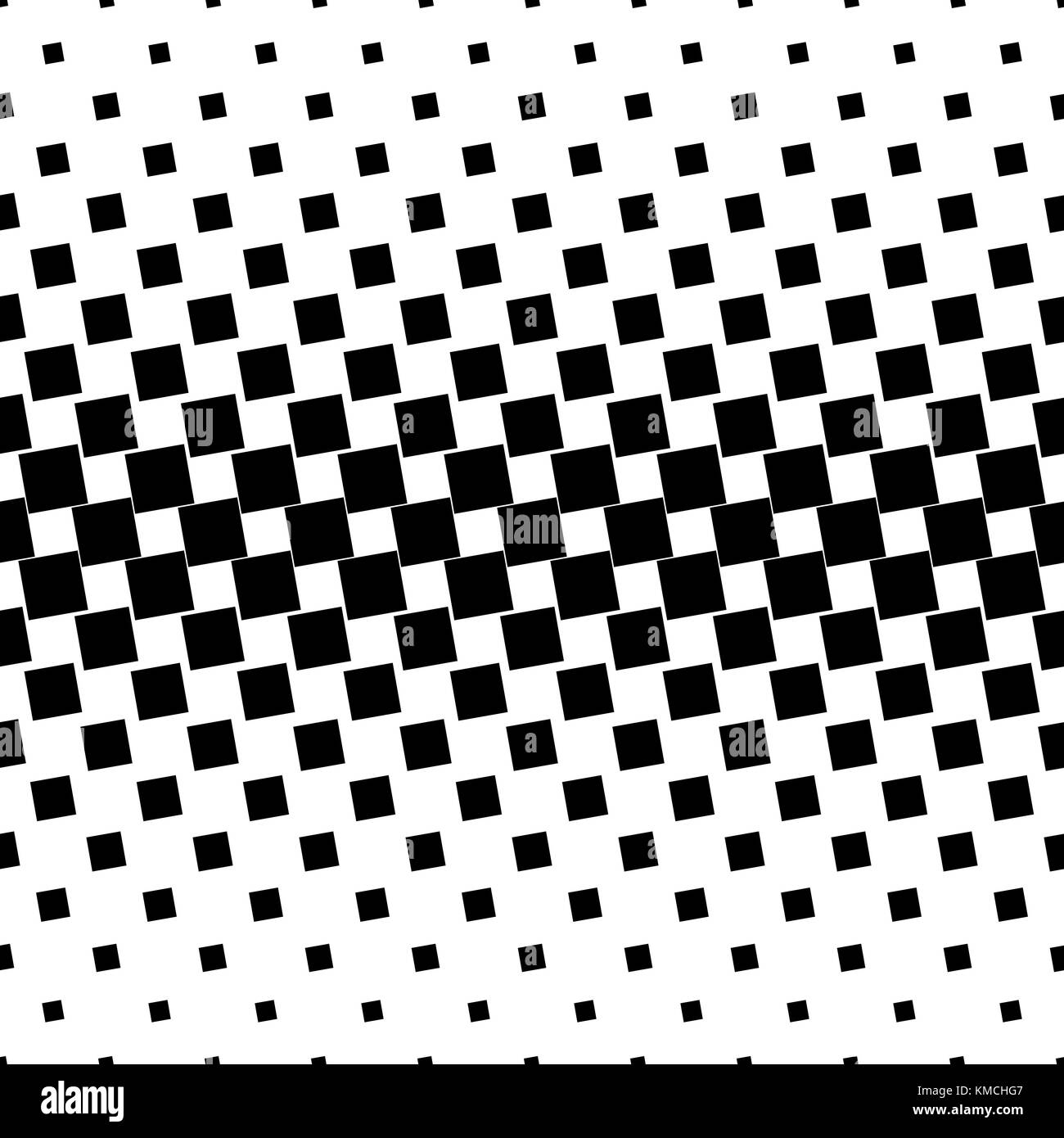 Monochromatic abstract square pattern background - black and white ...