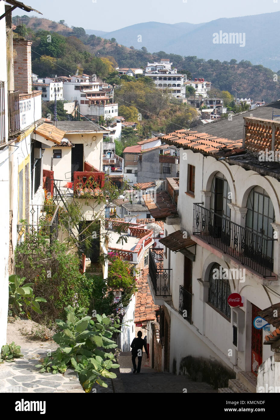 Taxco, Guerrero, Mexico 2017 A typical view of the town, with