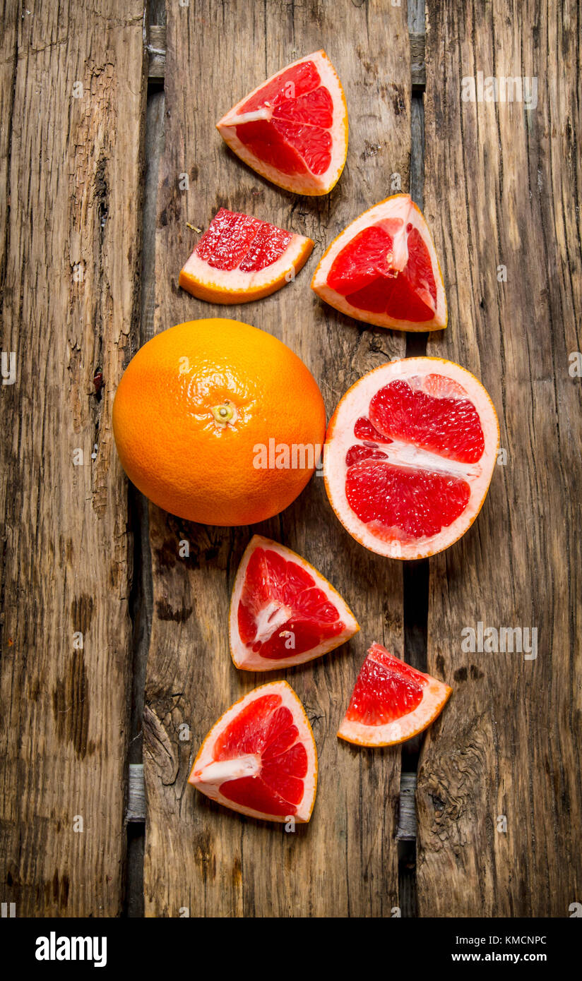 Grapefruit top view hi-res stock photography and images - Alamy