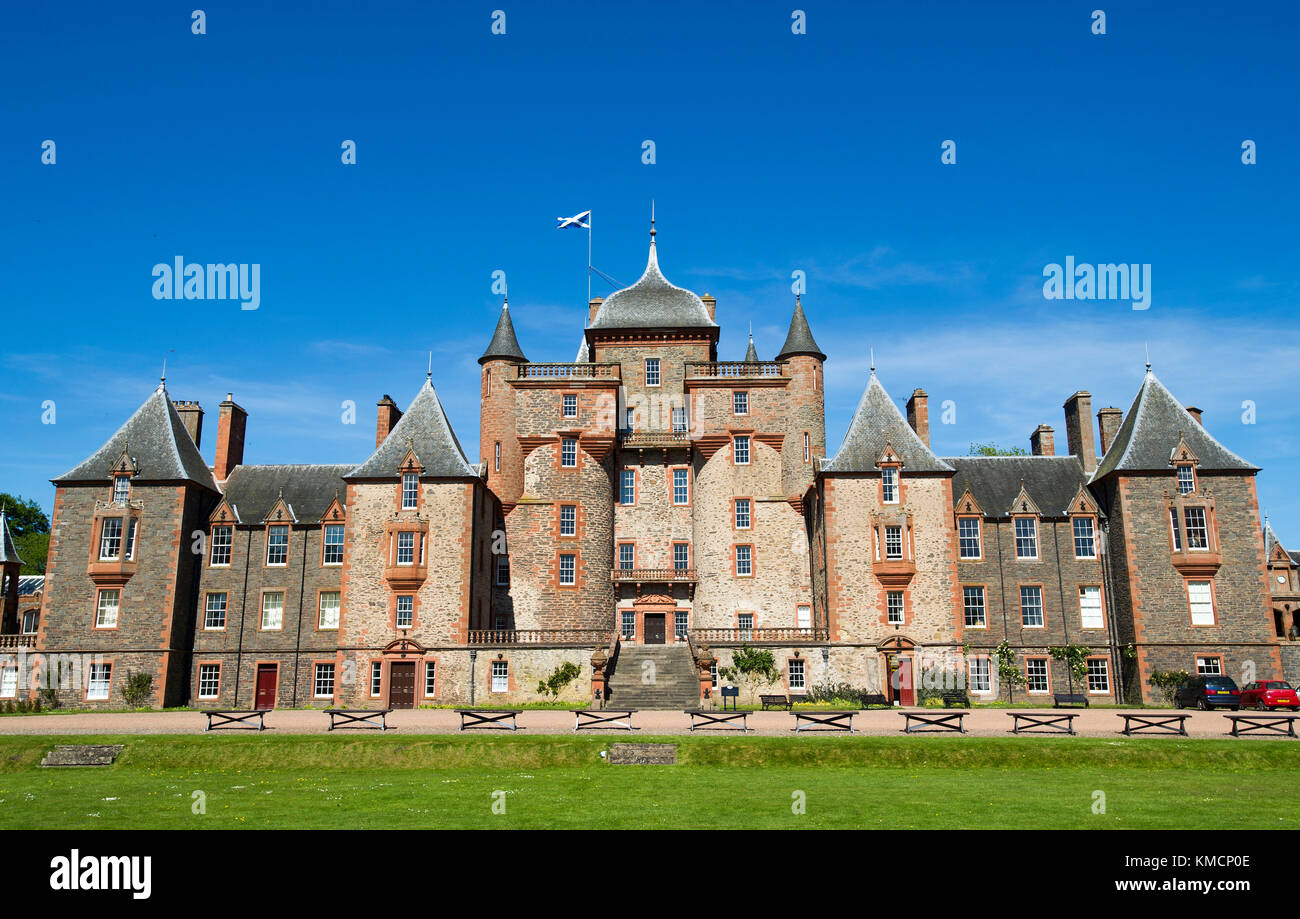 Thirlestane Castle, Lauder, Berwickshire, Scottish Borders, Scotland, UK Stock Photo