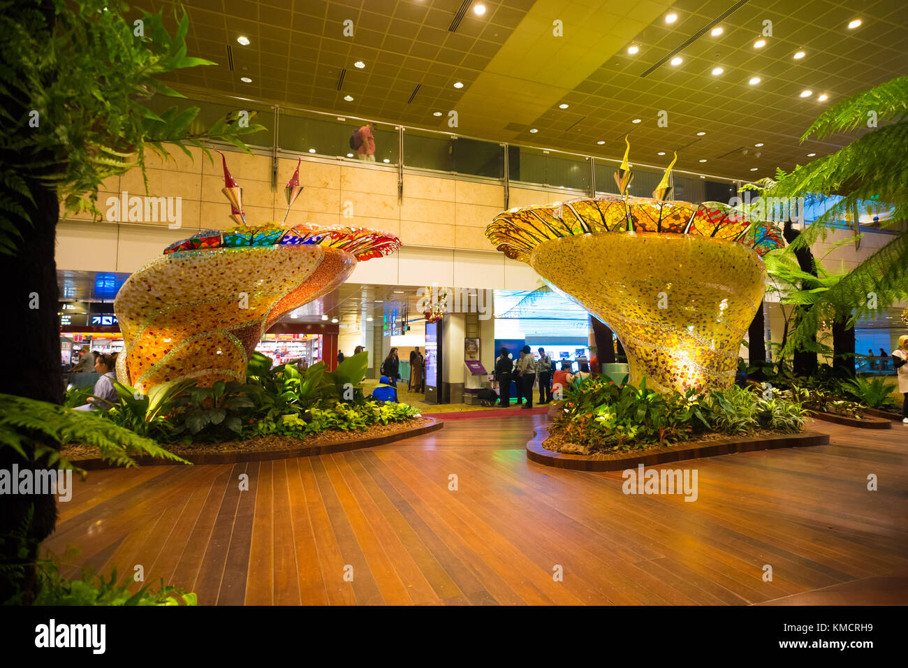 Changi airport garden hi-res stock photography and images - Alamy