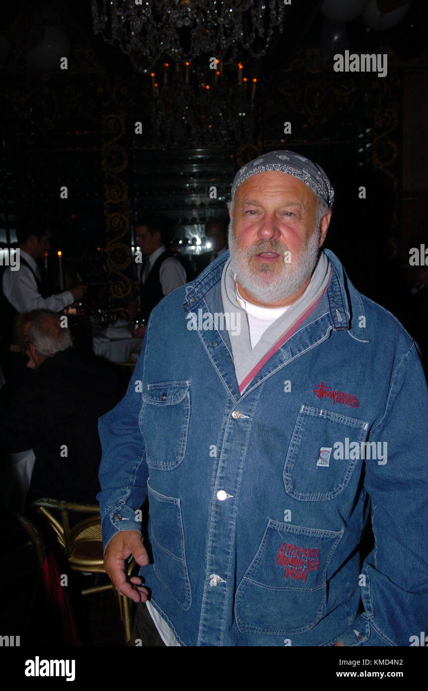 7/12/2017. FILE: MIAMI , FLORIDA 2005 Bruce Webber at The Forge Restaurant in Miami Beach   People:  Bruce Weber Credit: Storms Media Group/Alamy Live News Stock Photo