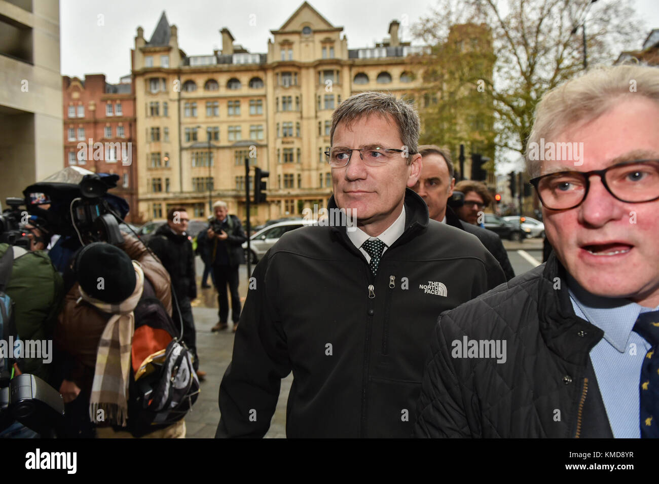 London, United Kingdom. 7th December 2017. Assistant Chief Constable Marcus Beale, attached to West Midlands Police, received a summons through his legal team to appear at the Westminster Magistrates' Court. The summons relates to an investigation into the alleged failure to safeguard sensitive documents after items were stolen from an unmarked police car in May 2017. Credit: Peter Manning/Alamy Live News Stock Photo