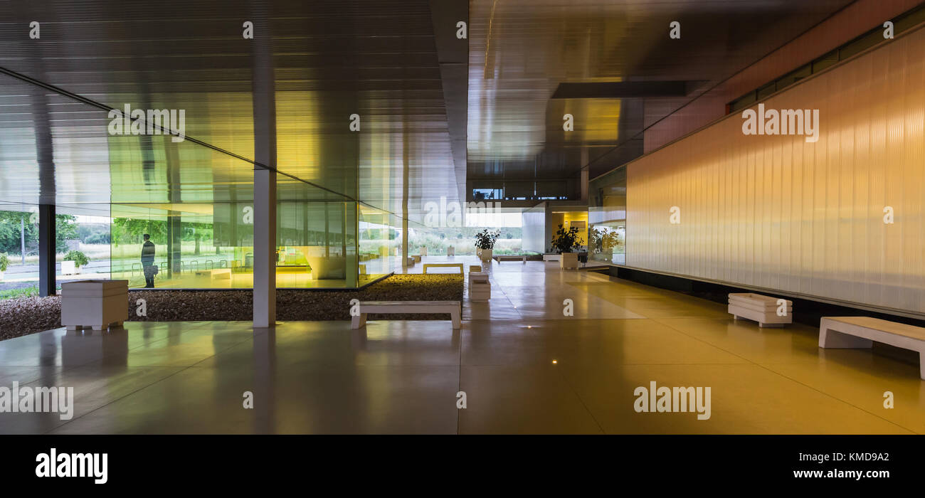 Modern office lobby corridor Stock Photo