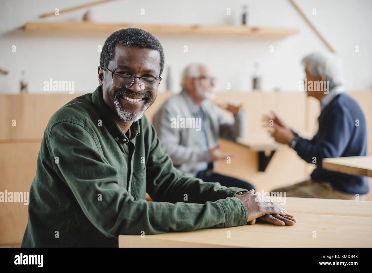 senior african american man Stock Photo