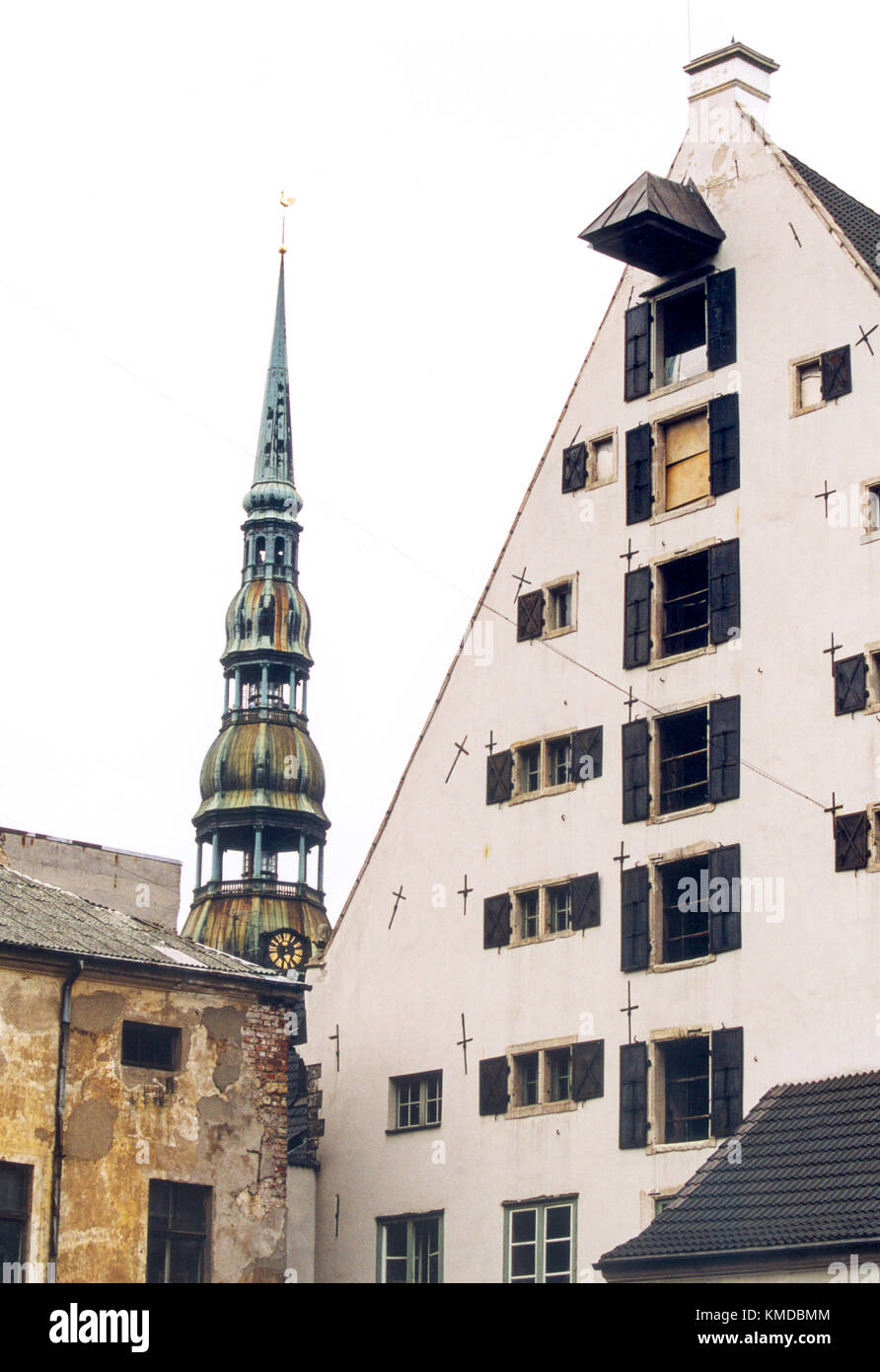 Building with on going renovation work 2010 Stock Photo