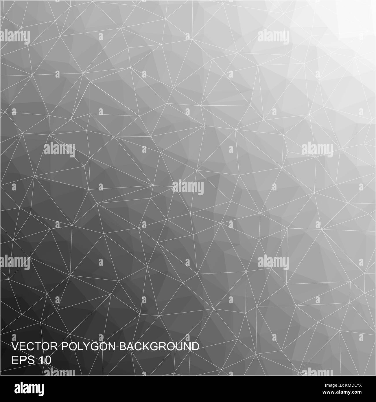 Vector polygon background. Low-poly black Stock Vector Image & Art - Alamy