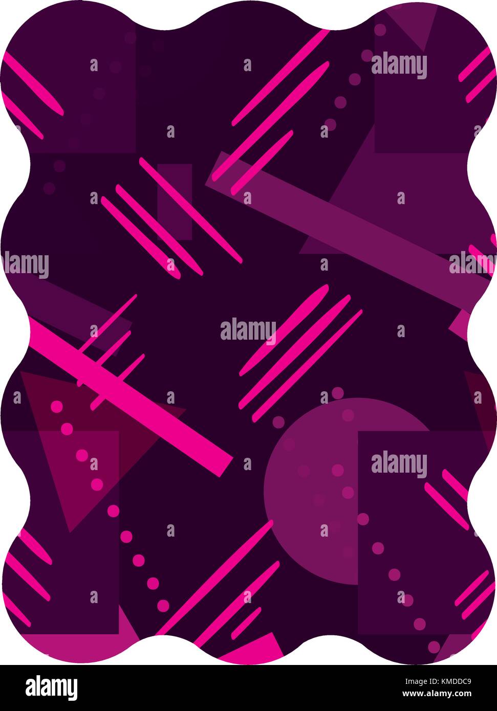 color rectangle with figures geometric style background Stock Vector ...