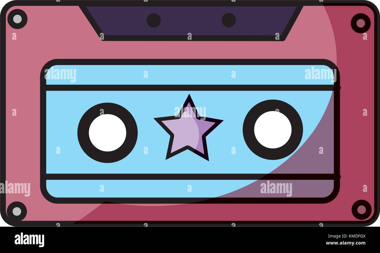 old cassette retro object stereo Stock Vector Image & Art - Alamy