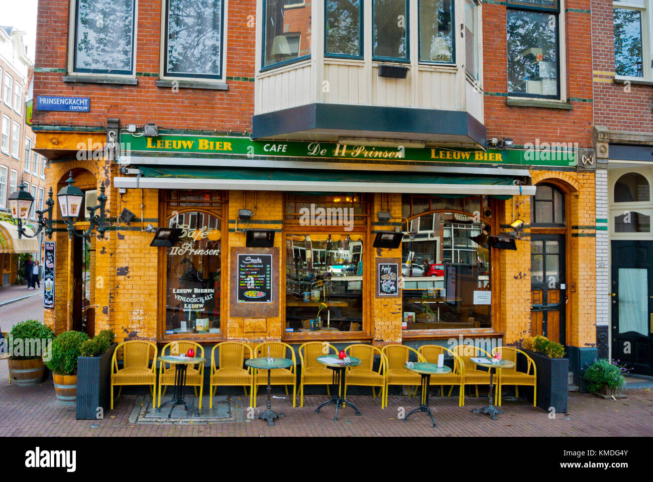 Cafe bar, Prinsengracht, Amsterdam, The Netherlands Stock Photo Alamy