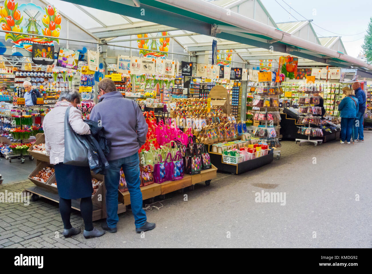 Singel flower market, Amsterdam, The Netherlands Stock Photo