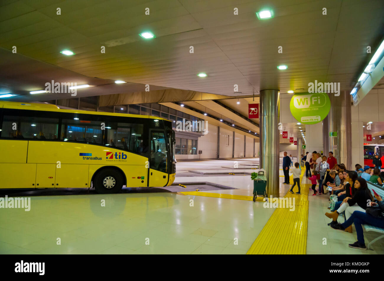 Estacio Intermodal, long distance underground bus station, Palma