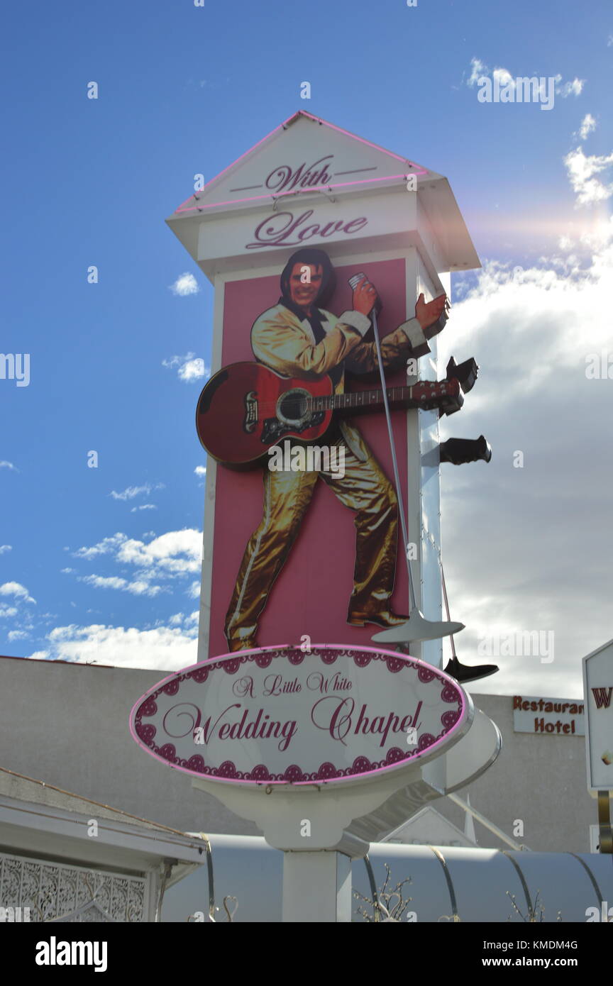 Big casino's on the world famous Las Vegas Strip, Nevada, United States of America. Stock Photo