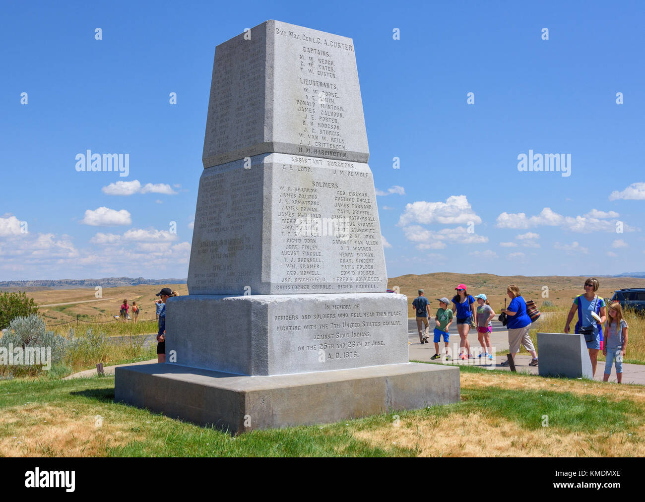 Little Bighorn Battlefield National Monument, MONTANA, USA JULY 18