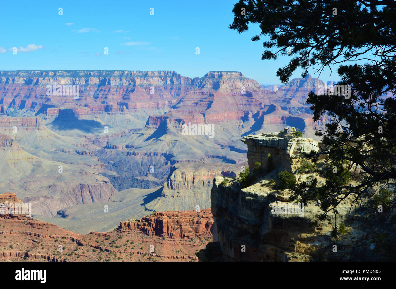 a view of the Grand canyon, Arizona, USA. One of the world wonder. Stock Photo