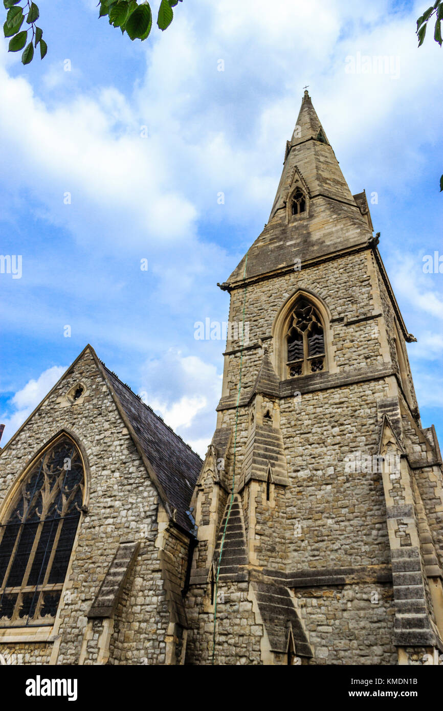 St Andrew’s Church, Thornhill Square, Islington, London, UK. The building was constructed in 1852 to 1854, designed by F.B. Newman and John Johnson. Stock Photo