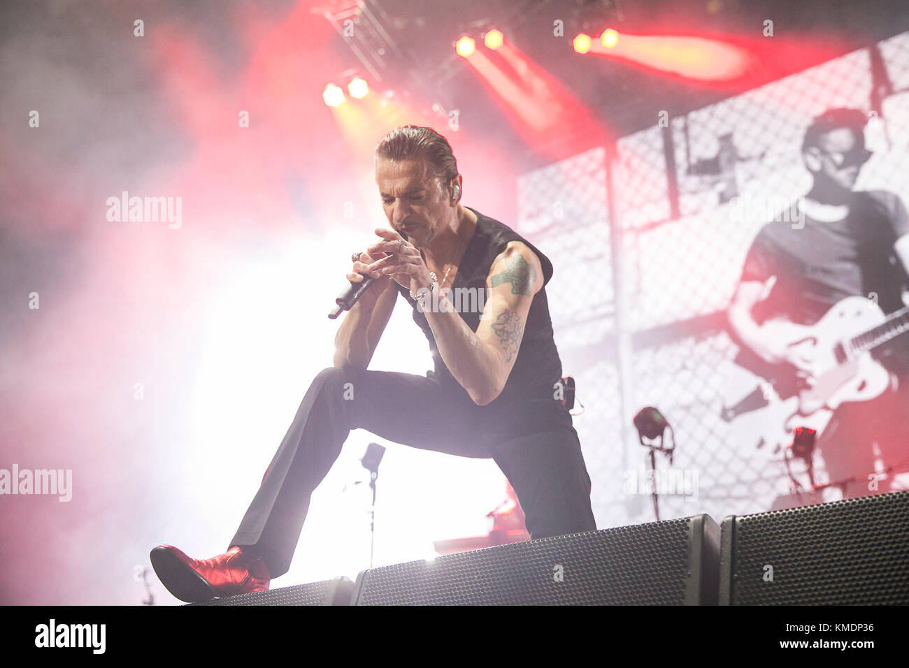 Depeche Mode performing live in Amsterdam on 16 May 2023, opening their European  Tour Stock Photo - Alamy