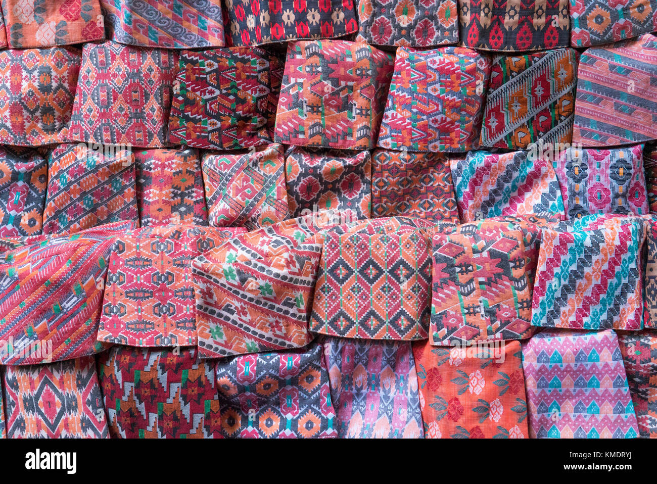 Dhaka Topi traditional Nepalese hat popular among Nepalese people and