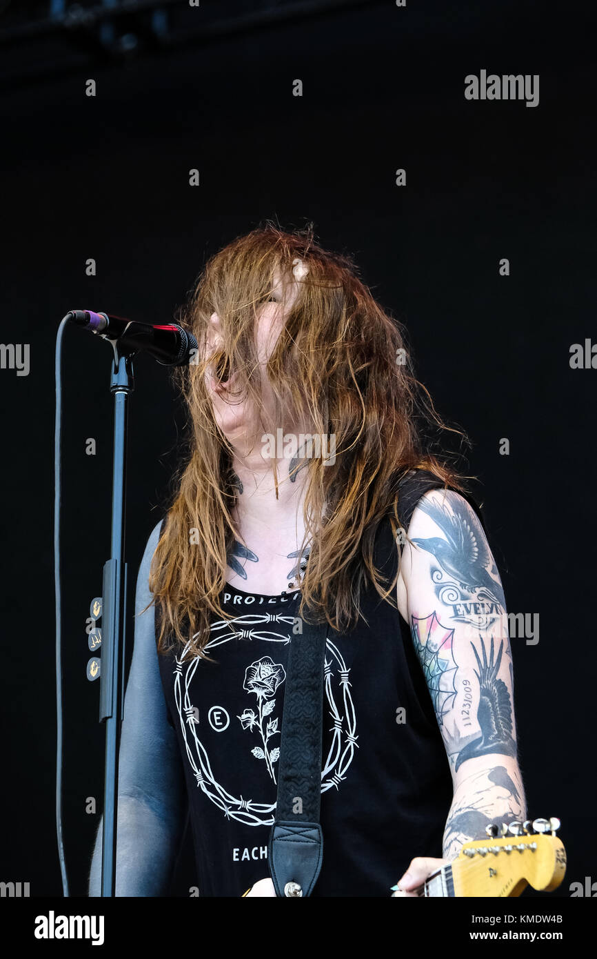 The American punk rock band Against Me performs a live concert at the ...