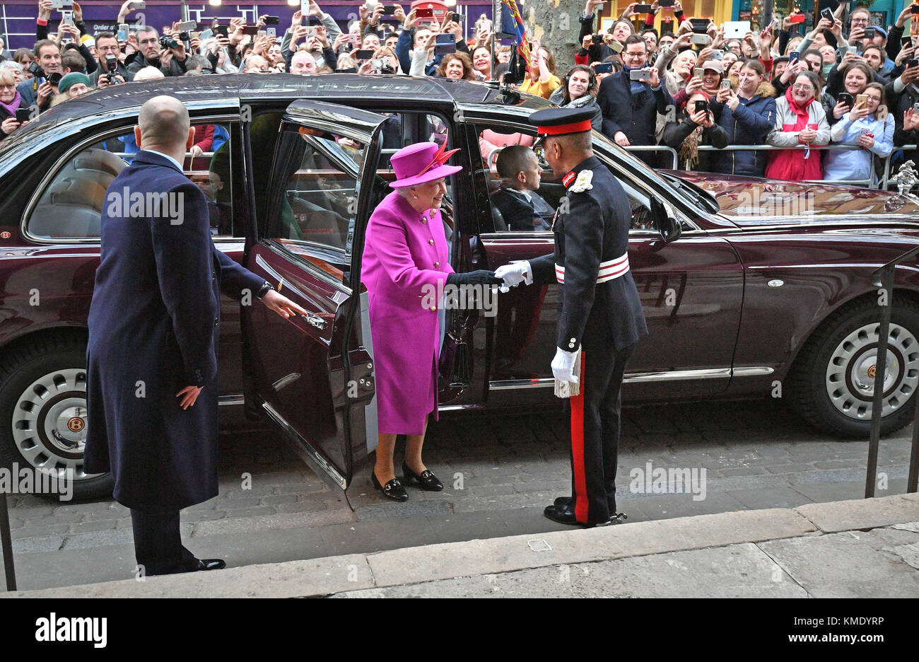 Queen Elizabeth II arrives for the Scripture Union's 150th anniversary ...