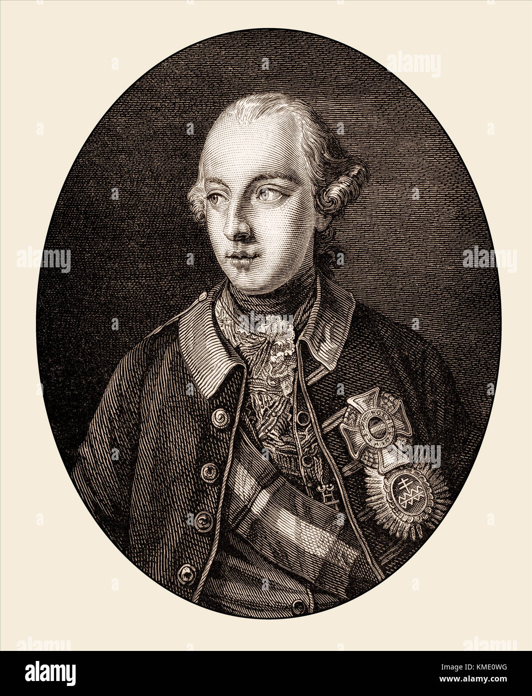 Joseph II, 1741-1790, Holy Roman Emperor from 1765 to 1790 Stock Photo
