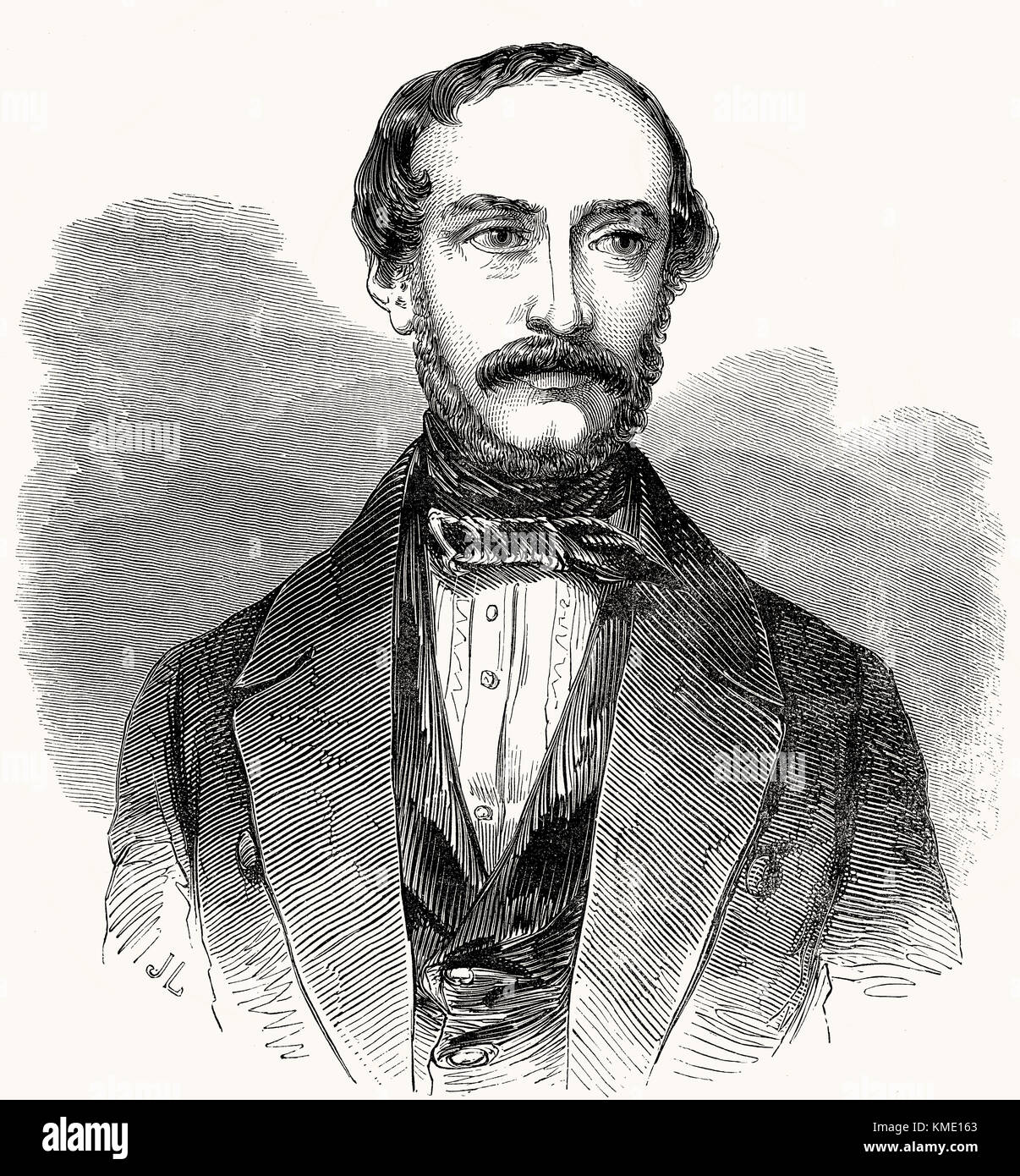 Giuseppe Mazzini, 1805 – 1872, an Italian politician Stock Photo