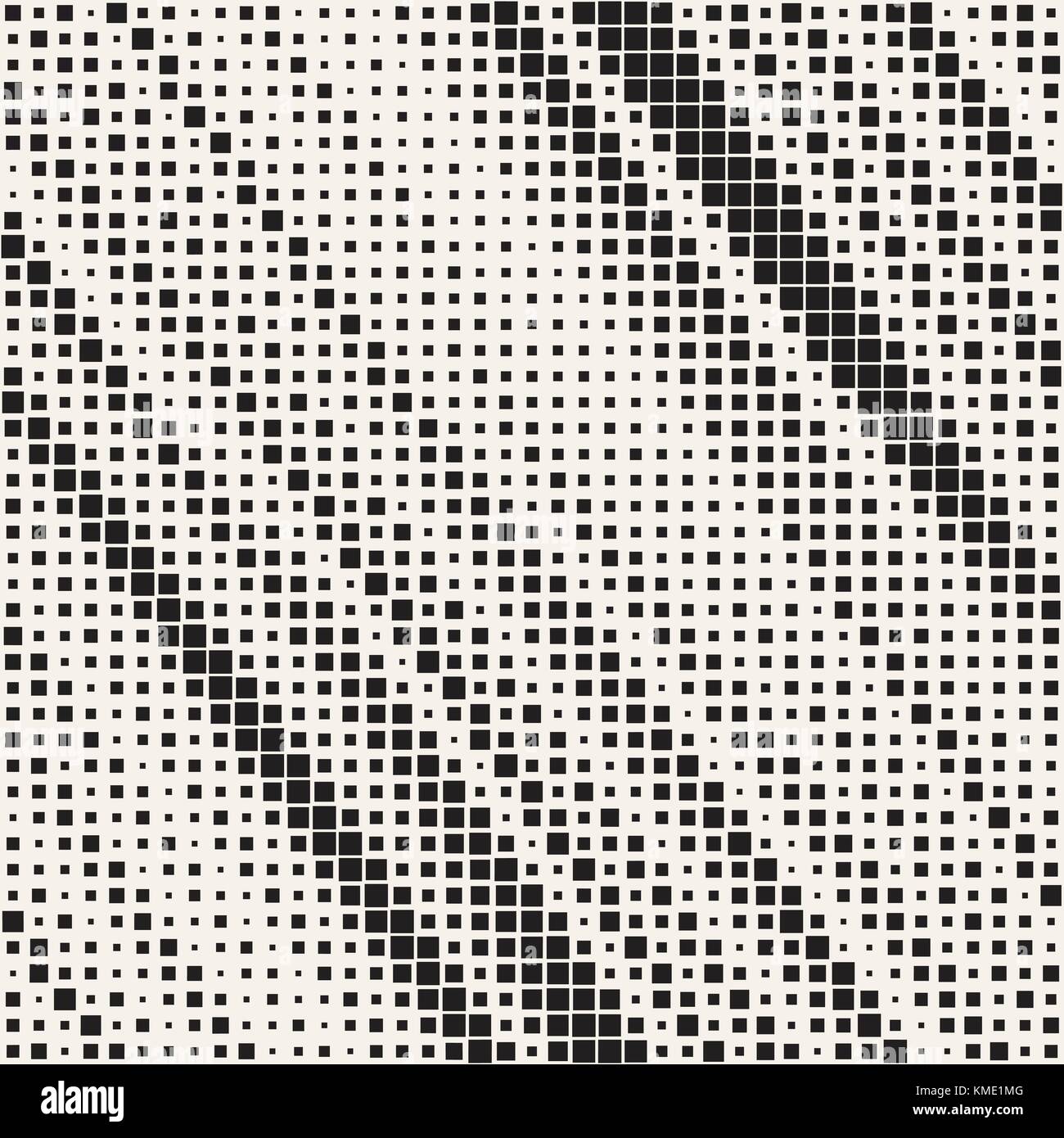 Modern Stylish Halftone Texture. Endless Abstract Background With ...