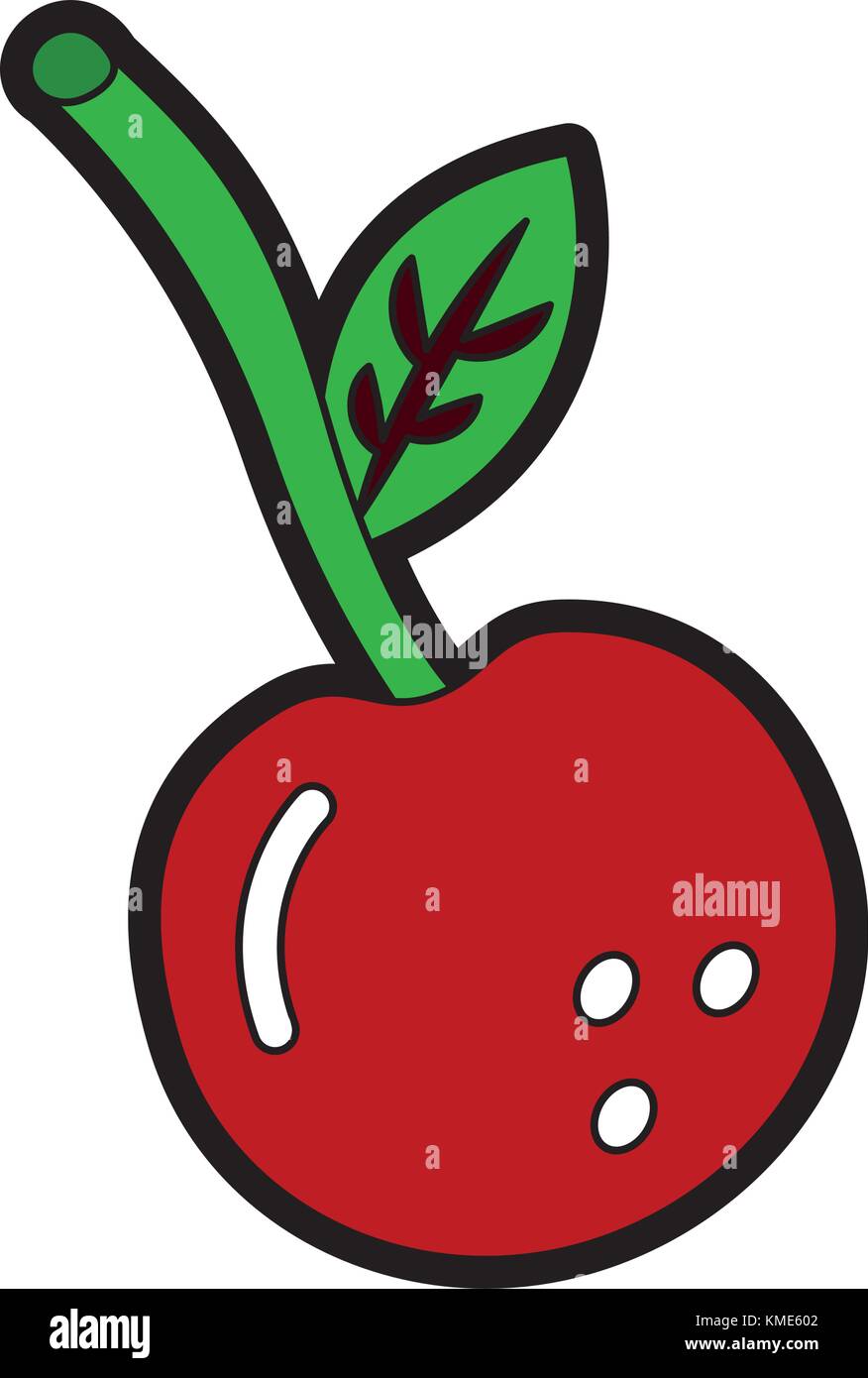cherry fruit icon image Stock Vector Image & Art - Alamy