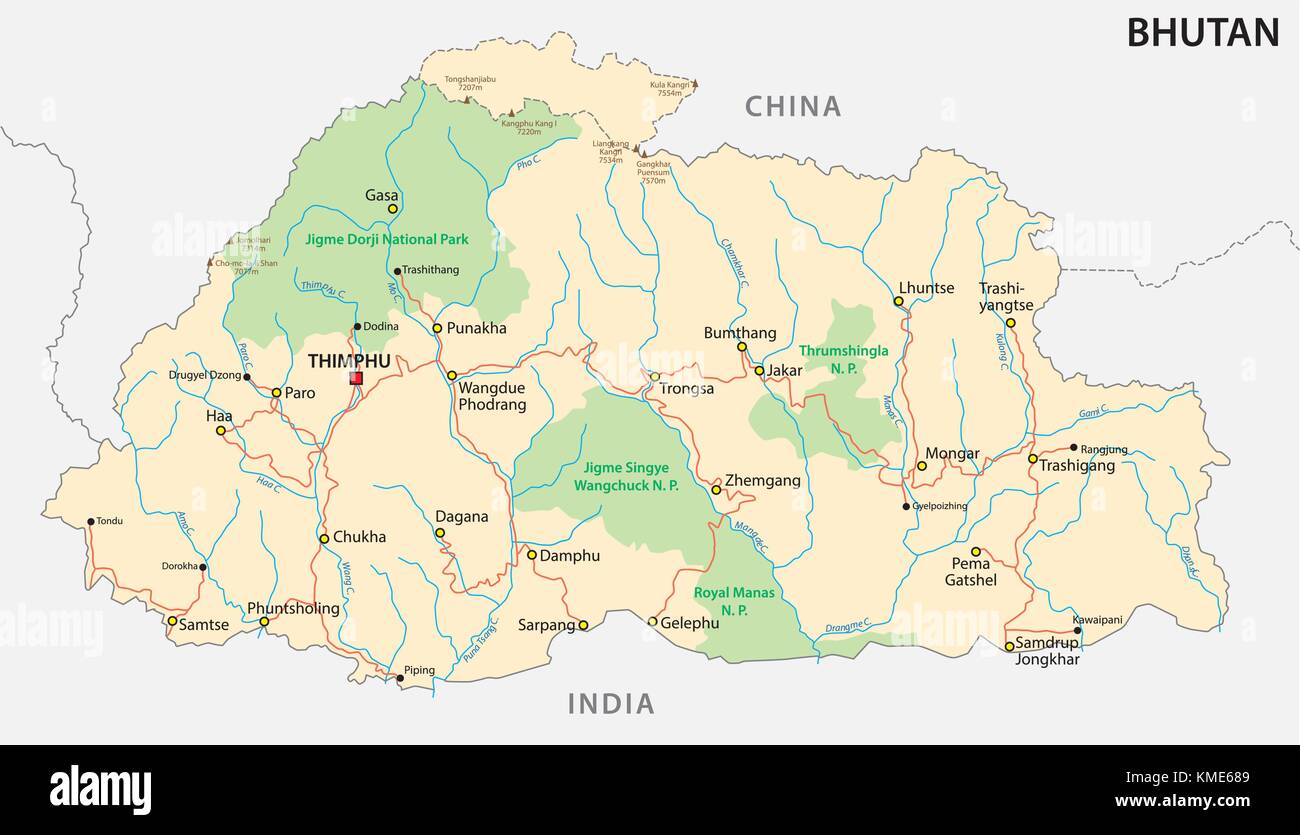 Bhutan Road Map